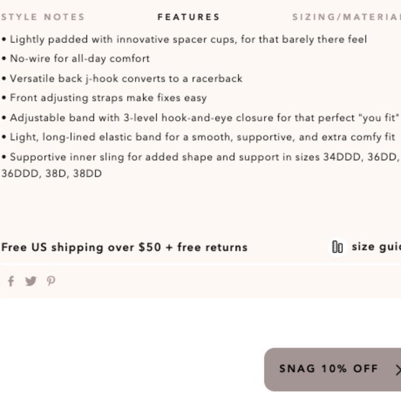 The Spacer Bra by Lively in Plum - Picture 9 of 12